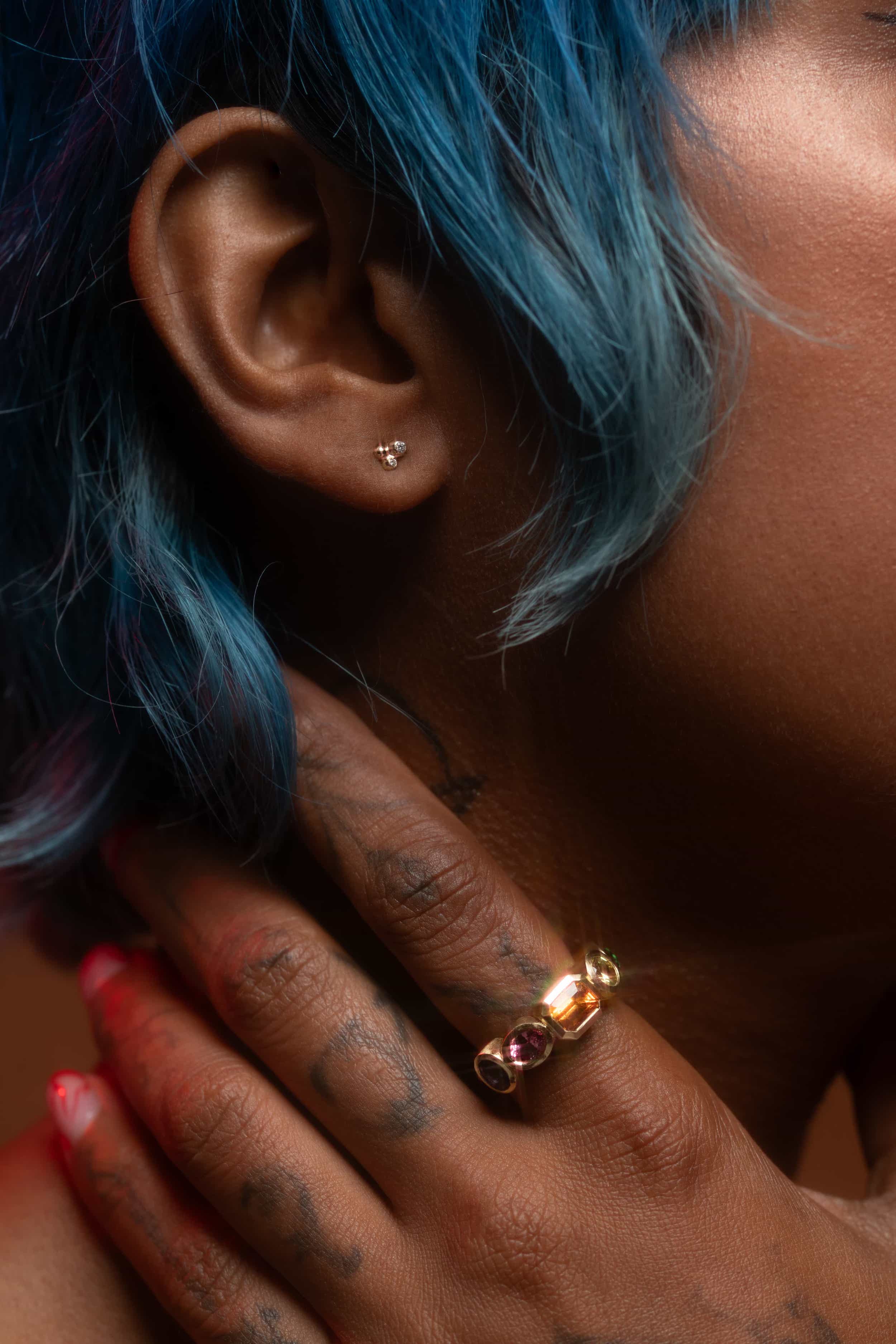 Petits Trio XS / Diamond Studs - Image 3