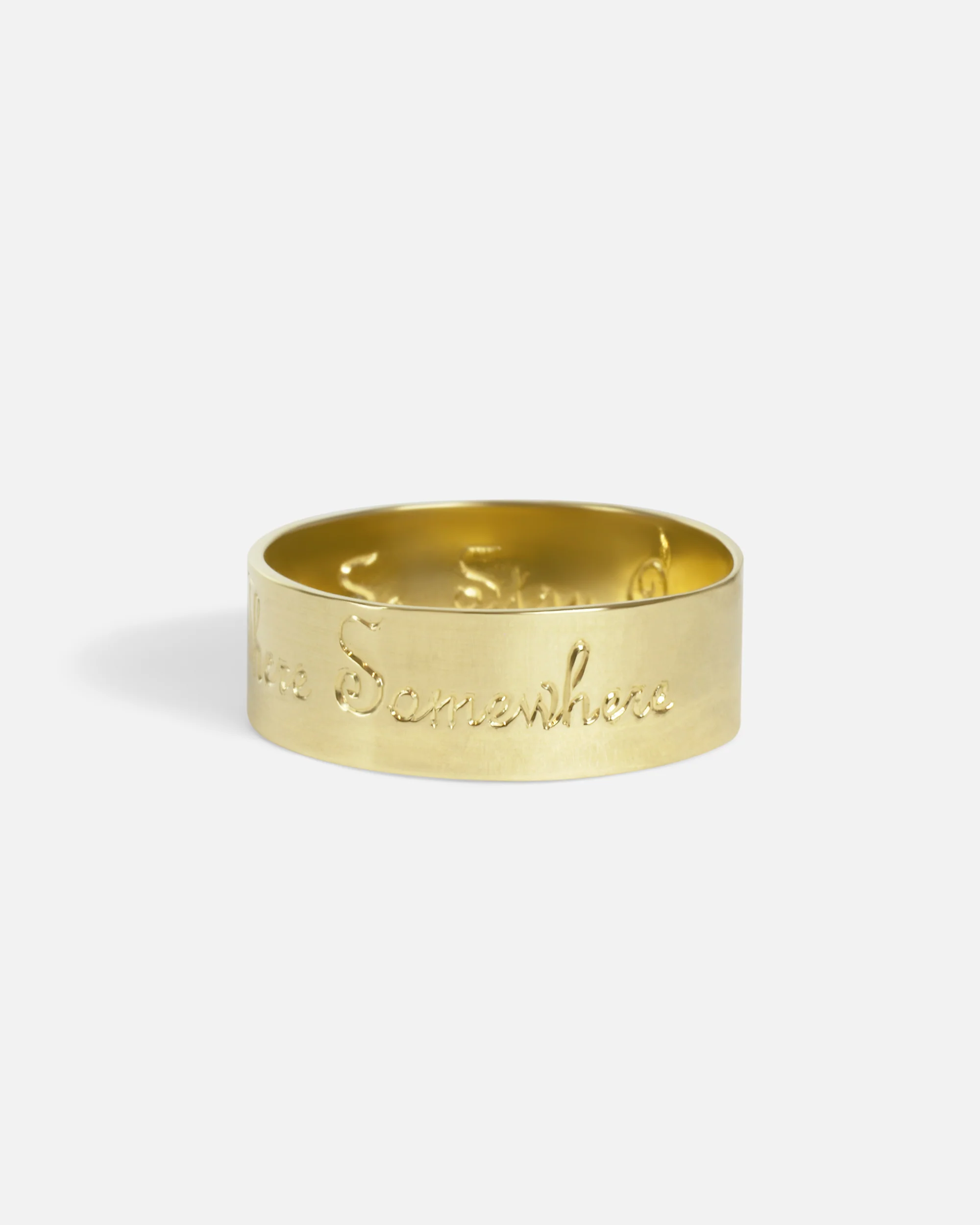 Poesie-on-the-Outside Wedding Band - Image 3