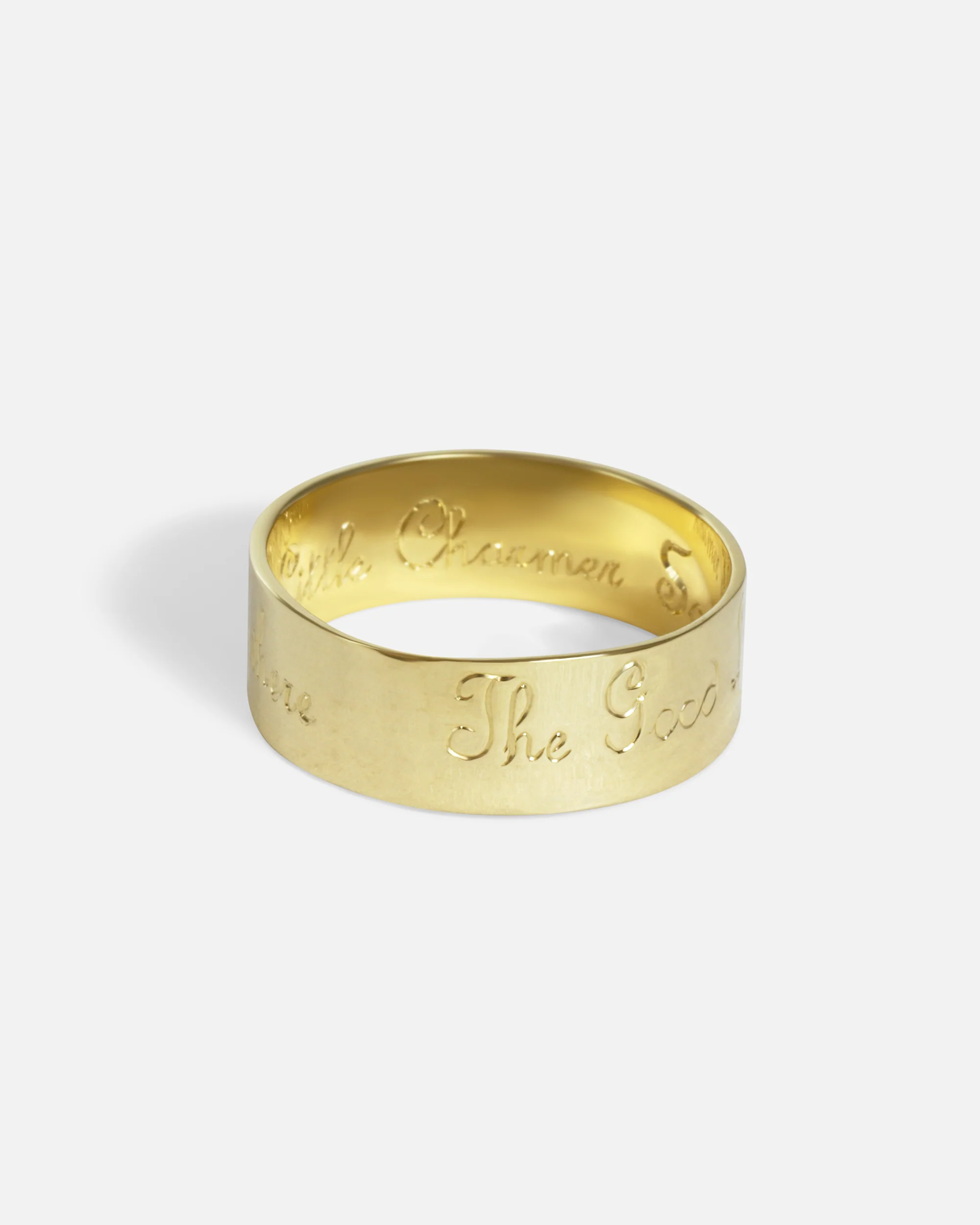 Poesie-on-the-Outside Wedding Band - Image 4