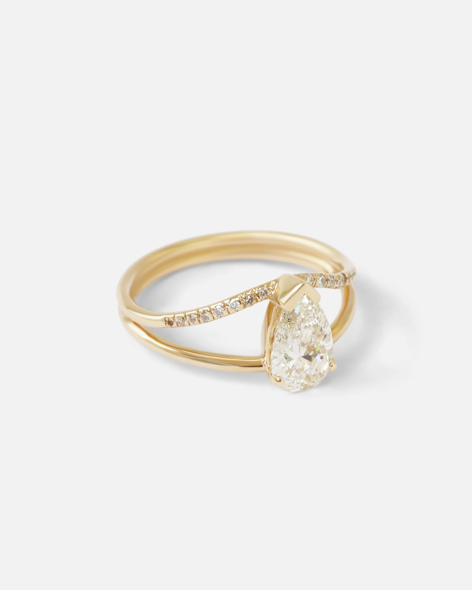 Rhea / Pear Diamond Ring - Image 2