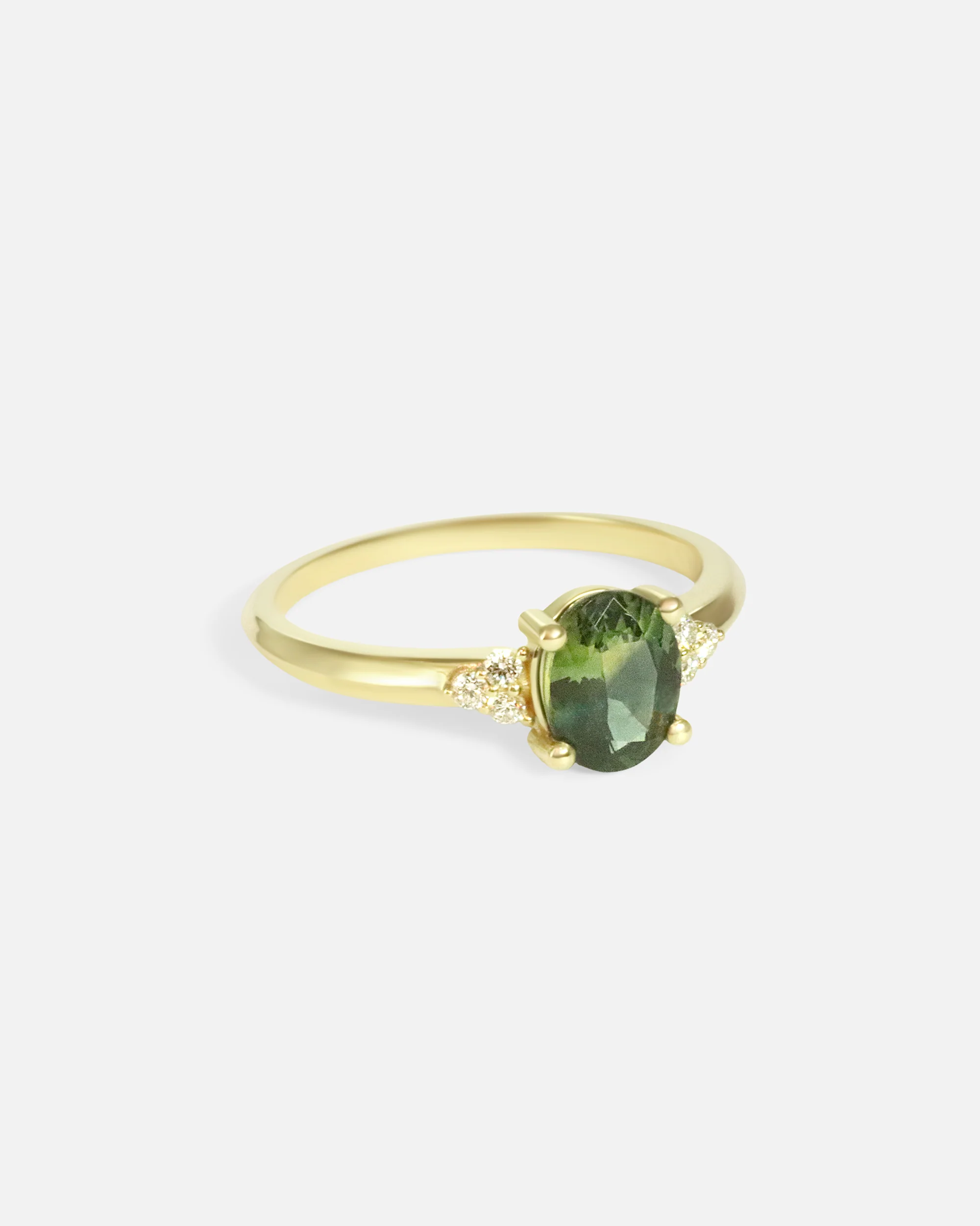 Rooney / Oval Sapphire Ring - Image 2