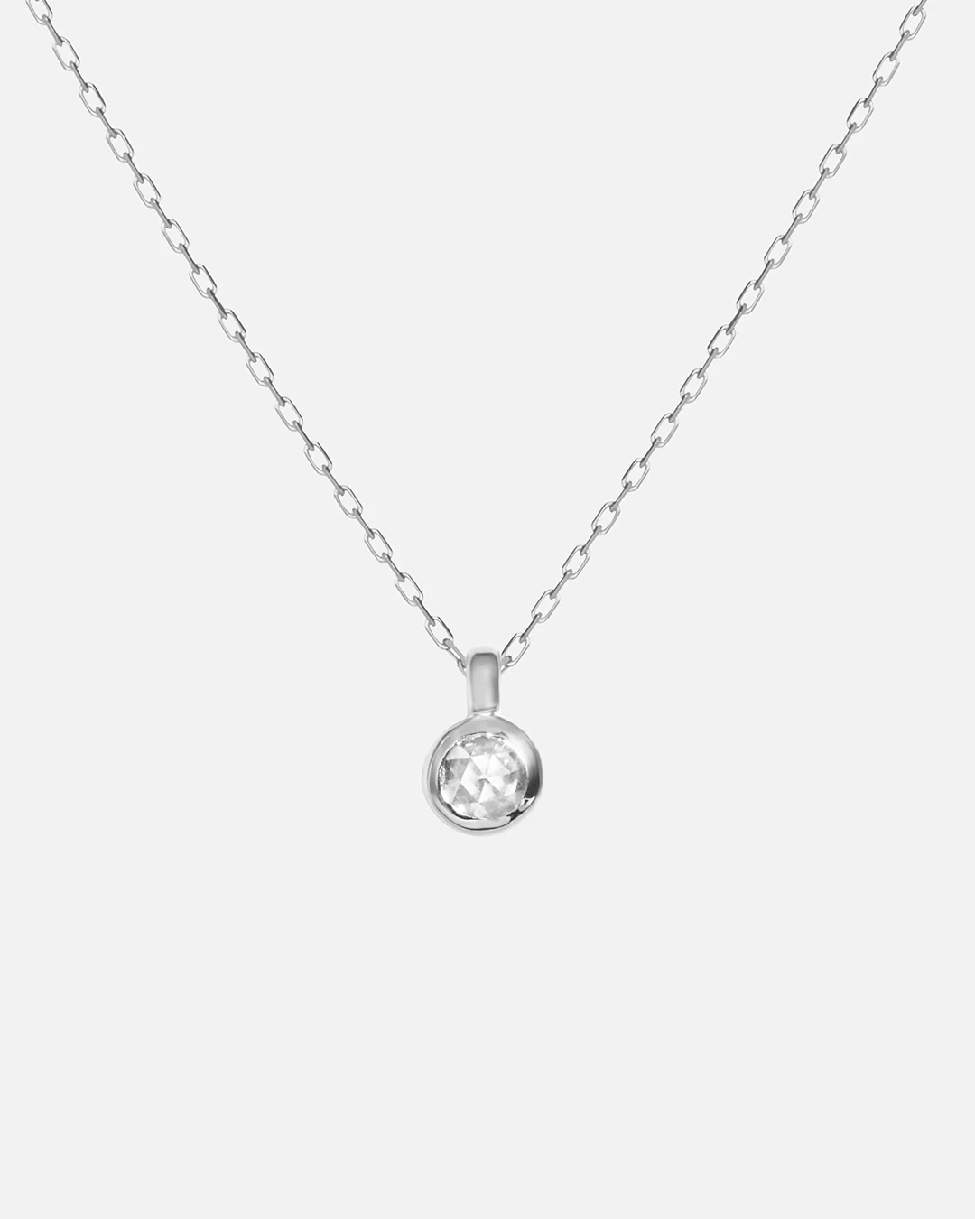 Rose Cut Round Pendant