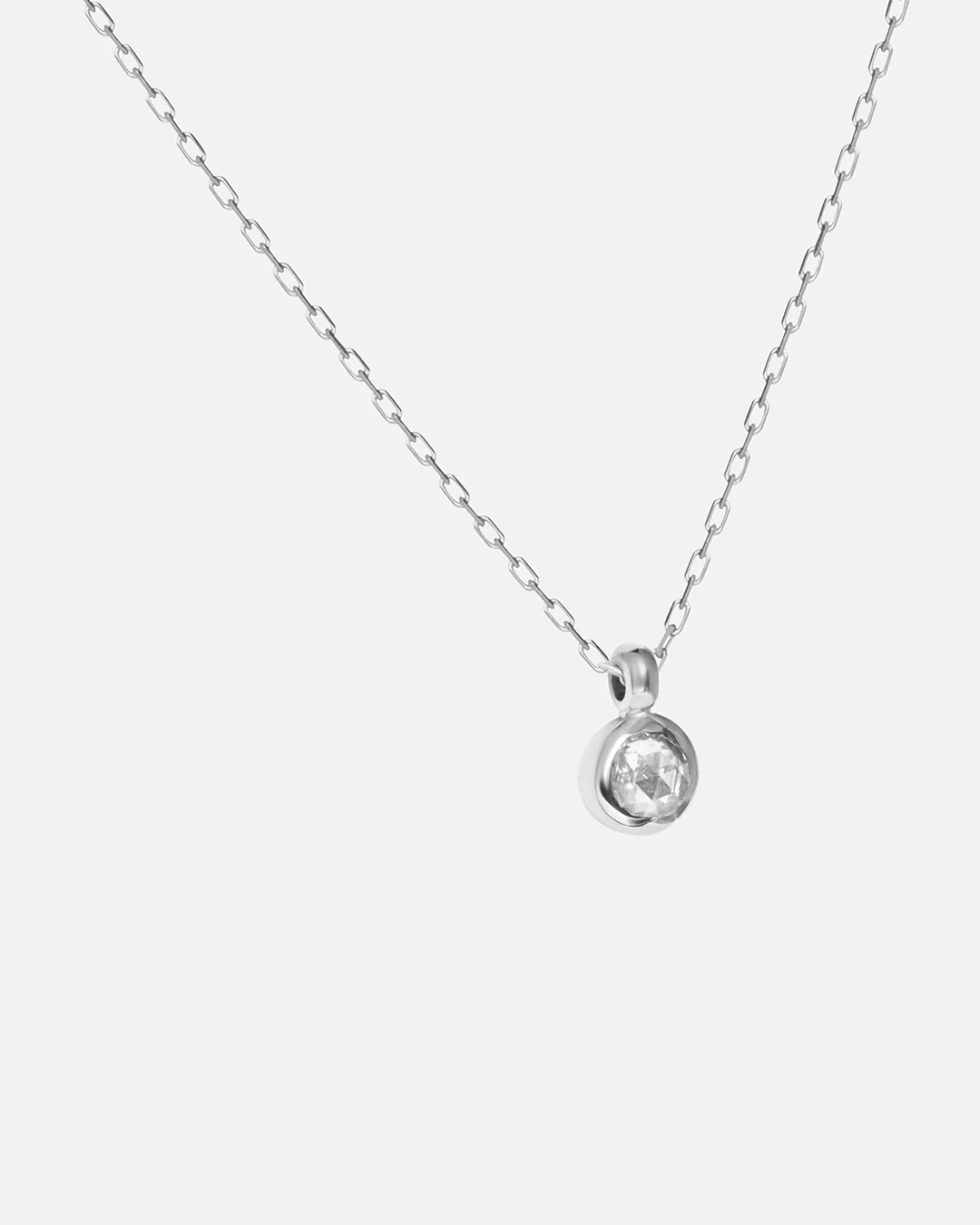 Rose Cut Round Pendant - Image 2