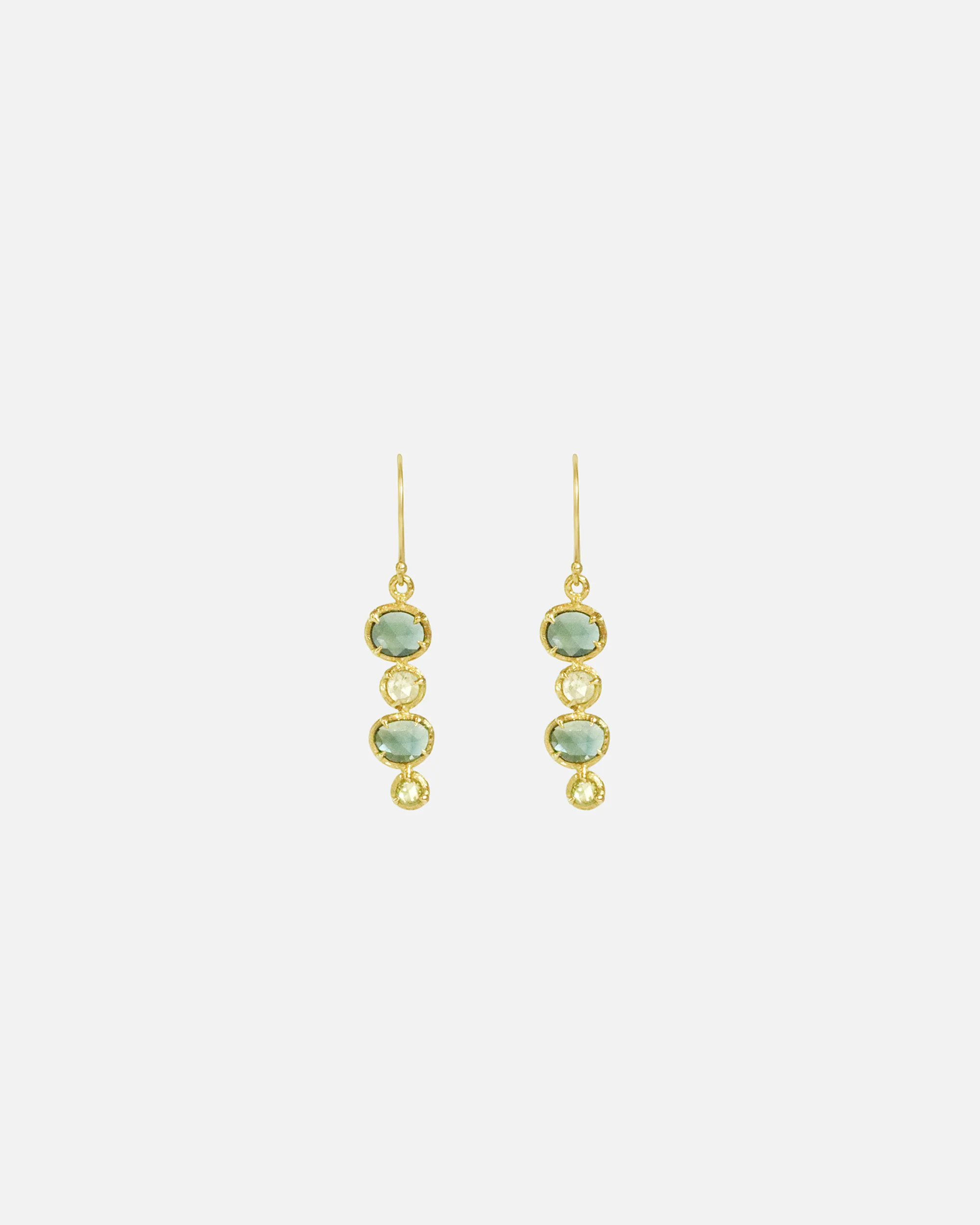 Silk / Rainy Moss Earrings