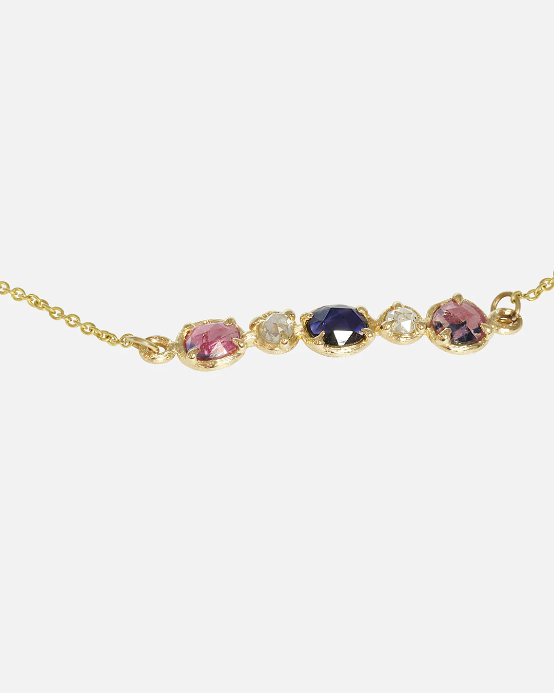 Silk / Winza Sapphire & Milky Diamond Bracelet - Image 3