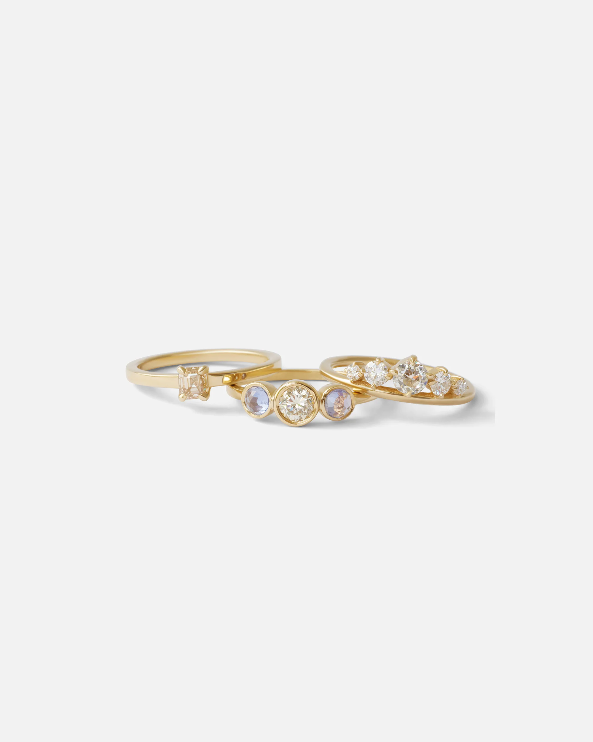 Solitaire Ring / Square Cut Diamond - Image 3