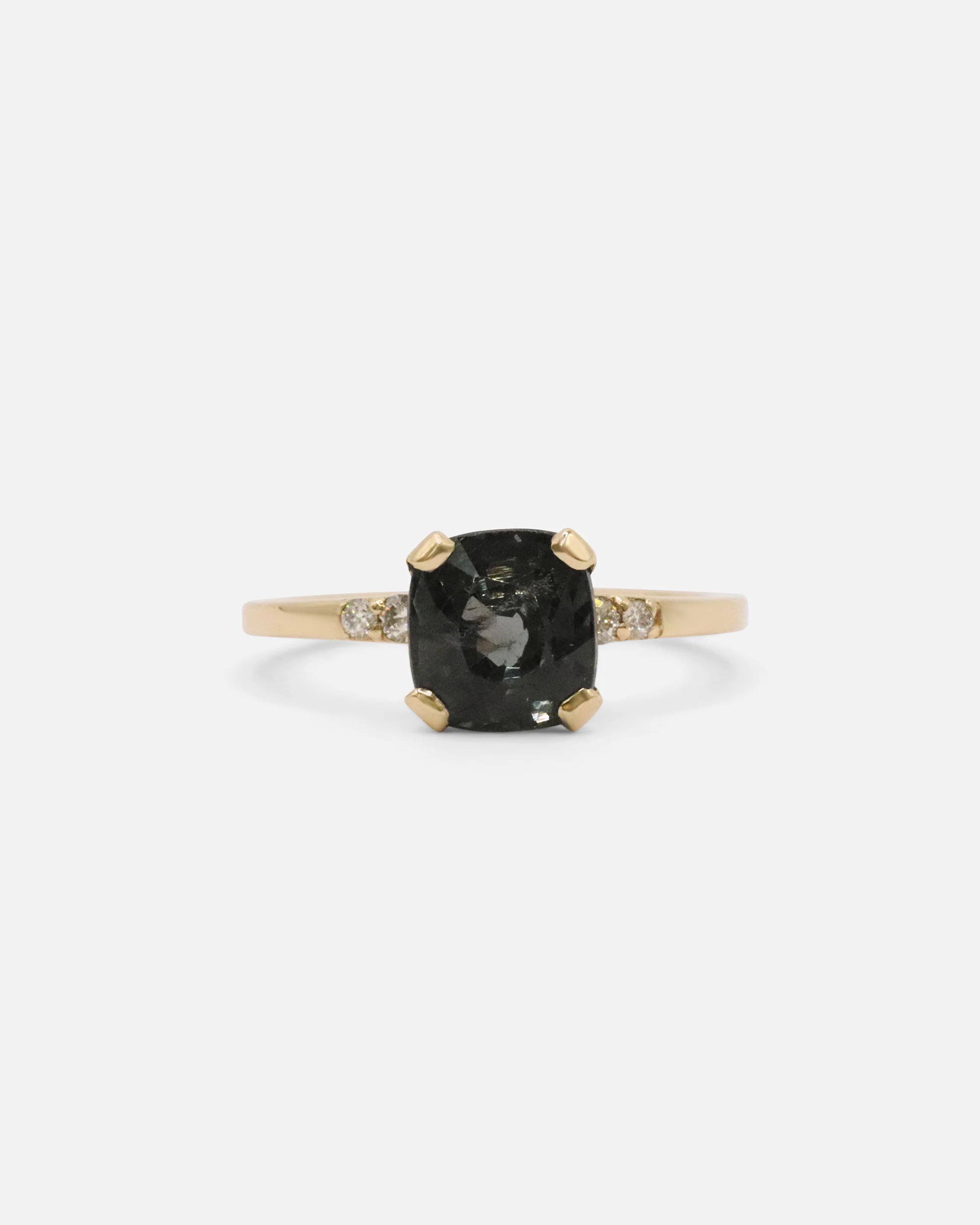Spinel and Diamond Ring