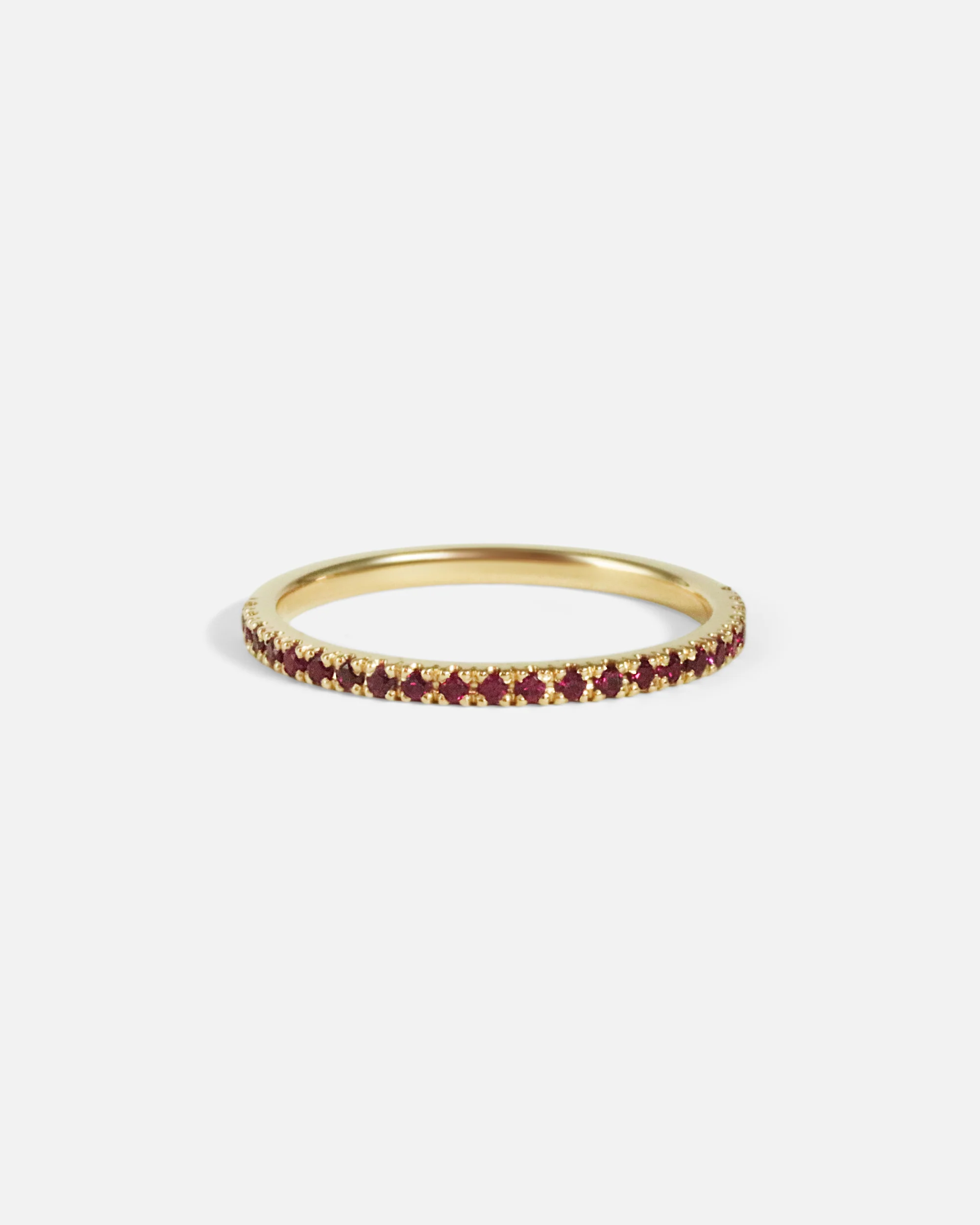 Standard Pavé Band / Ruby