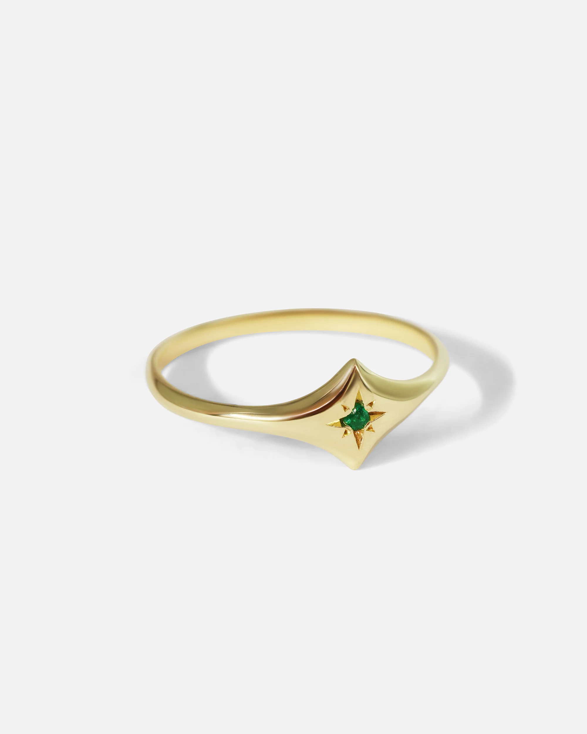 Star / Emerald Ring - Image 2