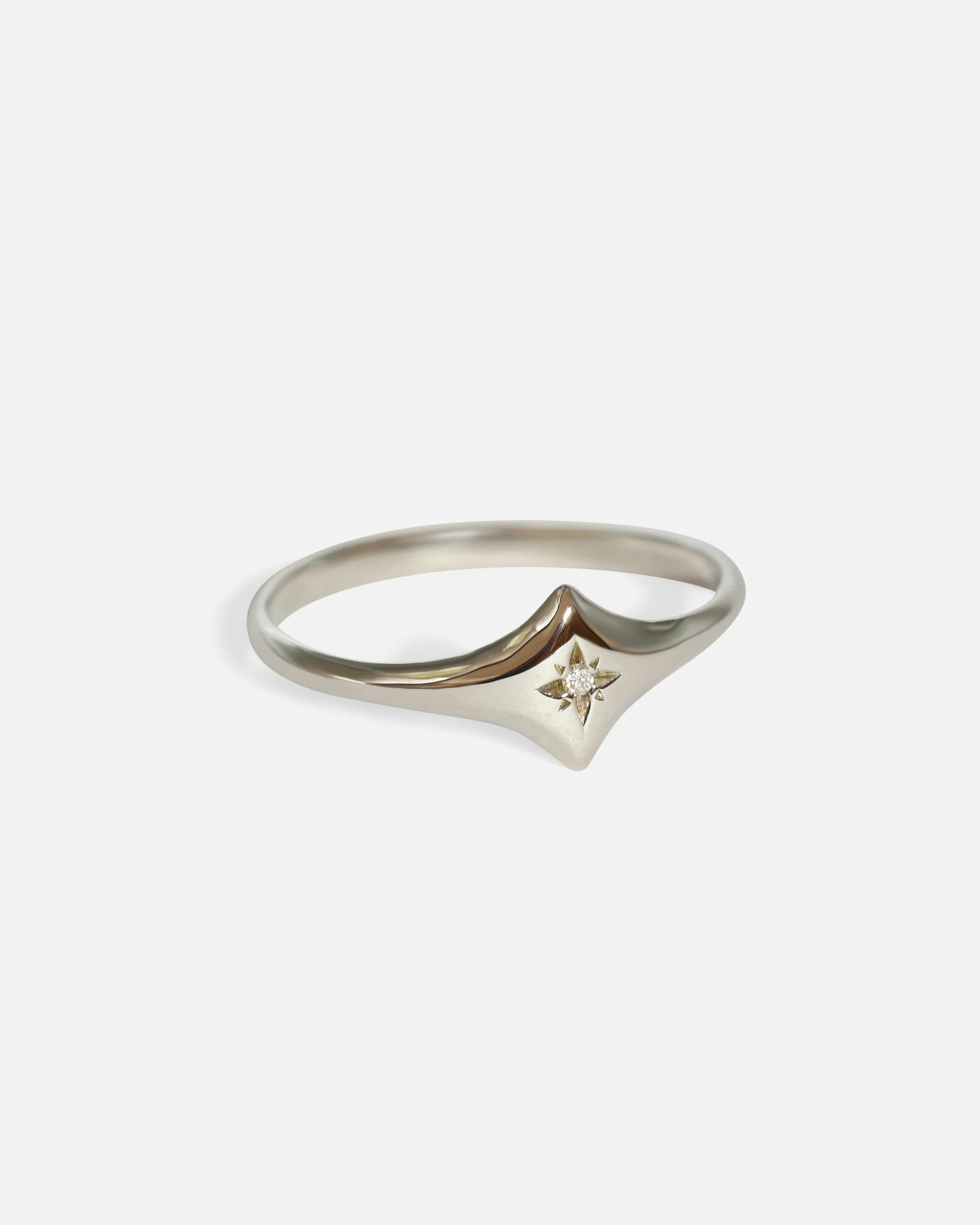 Star / White Diamond Ring - Image 2