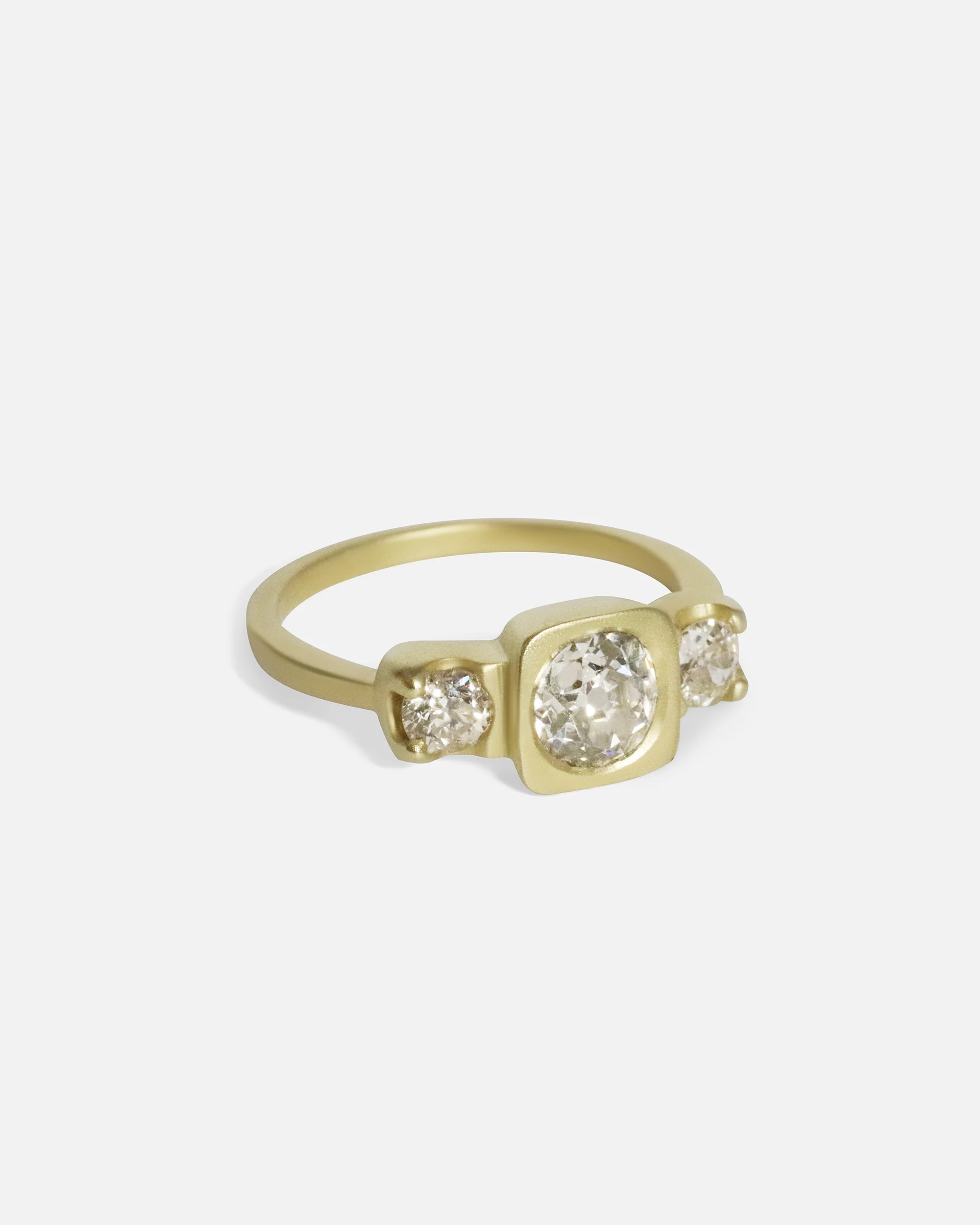Three Wishes / Old Mine Cut Diamond Ring - Image 2