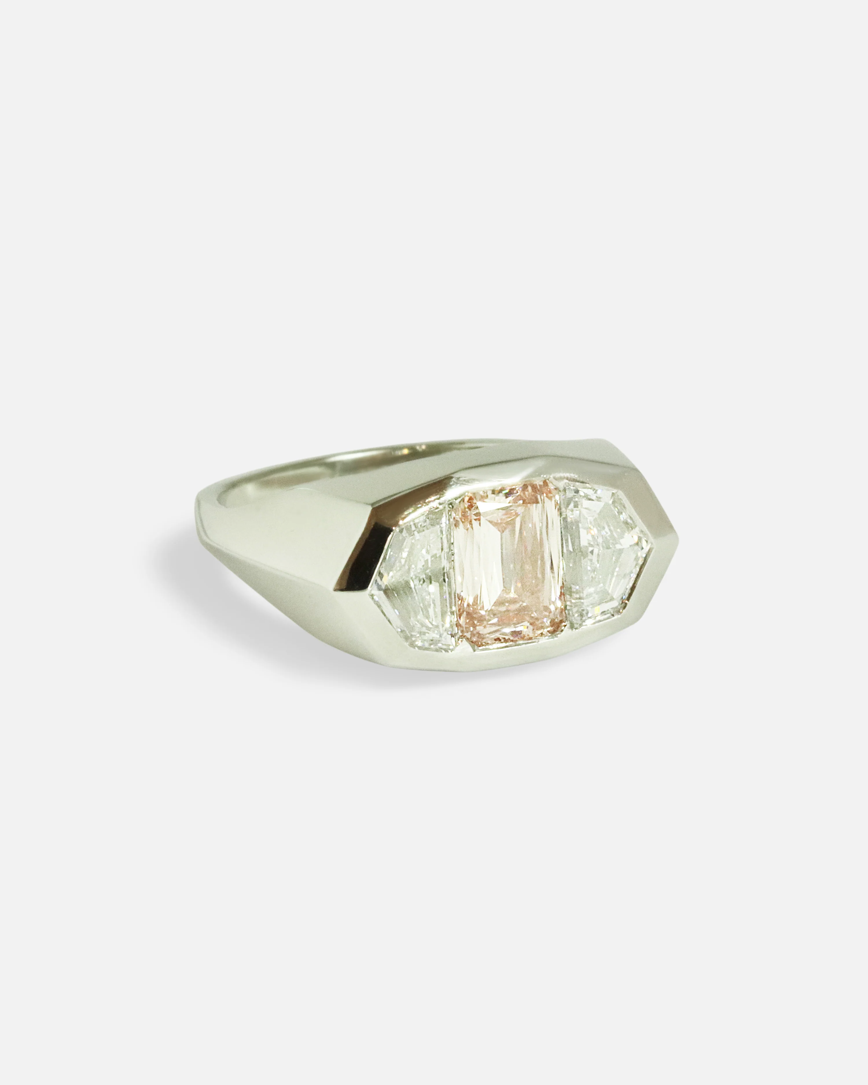 Three Wishes / Pink Ashoka Diamond Ring - Image 2