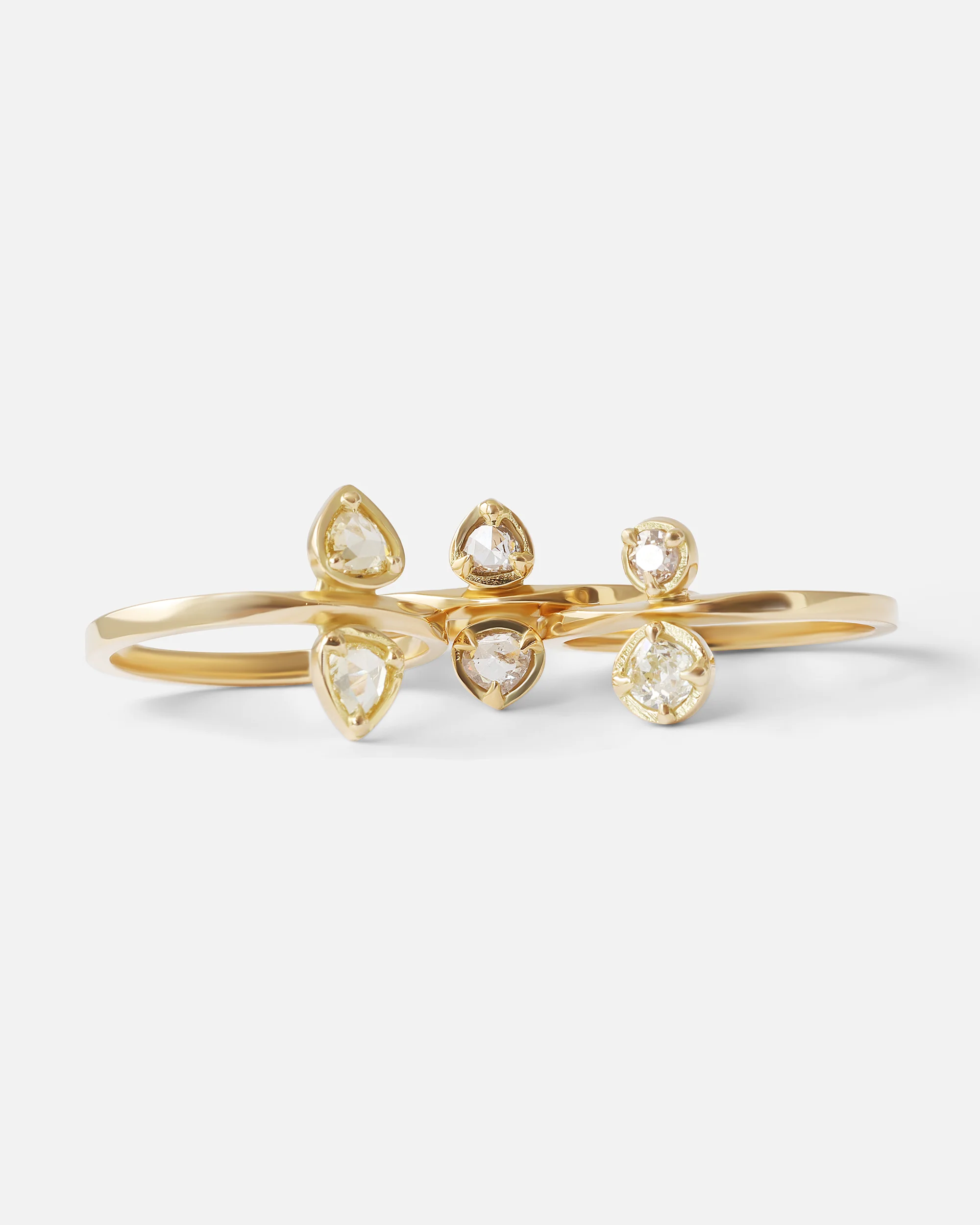 Toi Et Moi / 0.3ct White Heart Diamond Ring - Image 3