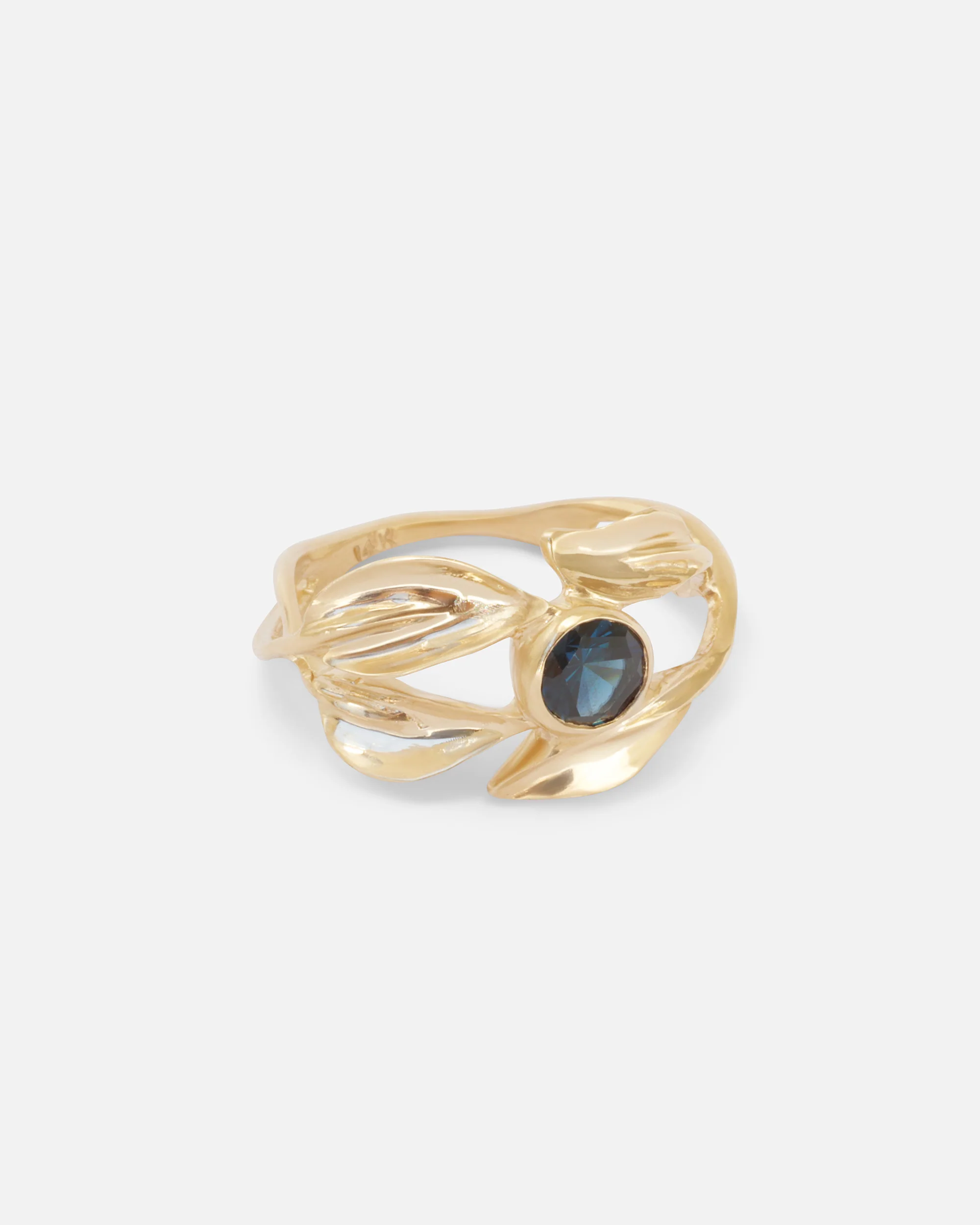 Willow / Kenyan Sapphire Ring - Image 3