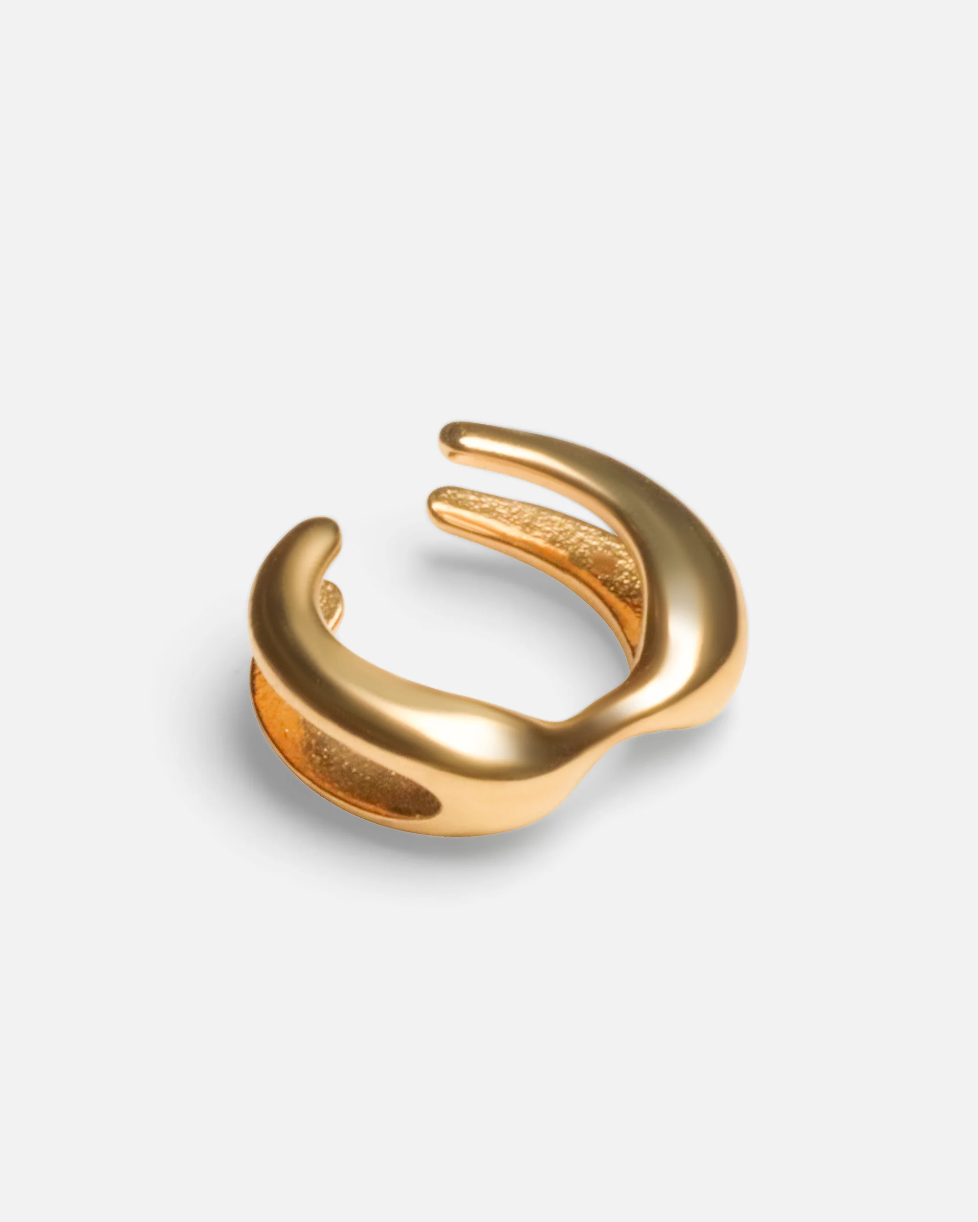 X Earcuff / in Yellow Gold - Image 2